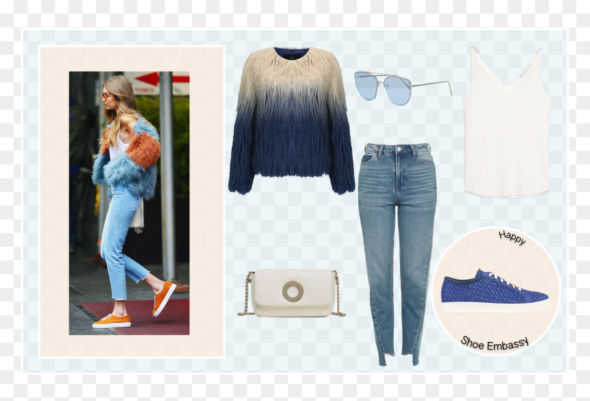 Transparent Gigi Hadid Png - Sweater, Png Download - gigi hadid png