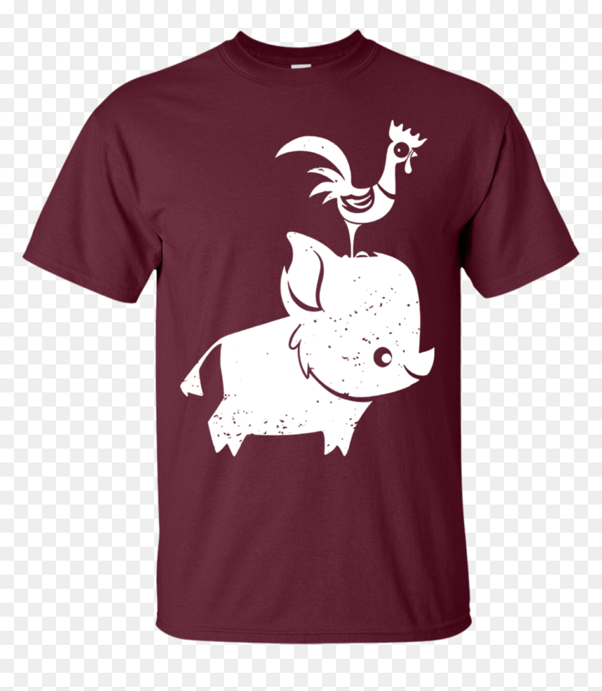 Moana Cute Pua And Hei Hei Graphic T Shirt Hoodie Sweater - Medical Nurse Shirt Design, HD Png Download - hei hei png