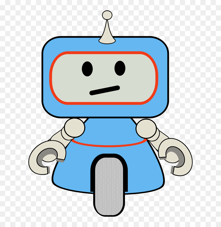 Little Robot - Robot Cartoon Cute Art Png, Transparent Png - robot hand png