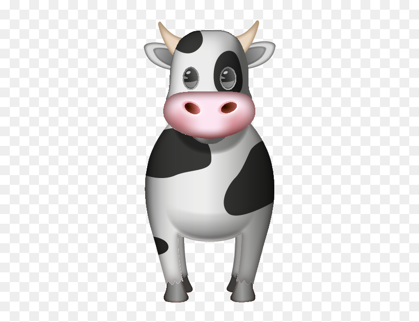 Cartoon, HD Png Download - cow icon png