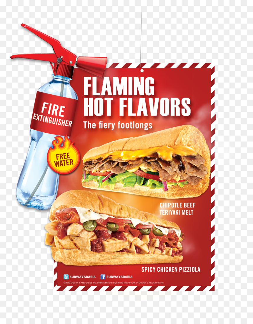 Junk Food, HD Png Download - subway sandwich png