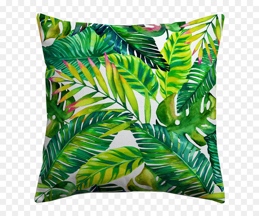 Mix & Match Cushion Covers - Throw Pillow, HD Png Download - banana leaves png