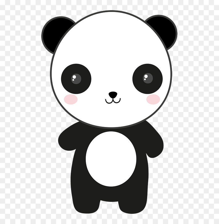 Cute Panda Clipart - Cartoon, HD Png Download - cute panda png