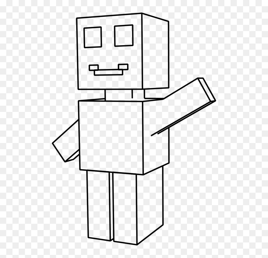 Line Art,square,angle, HD Png Download - robot hand png