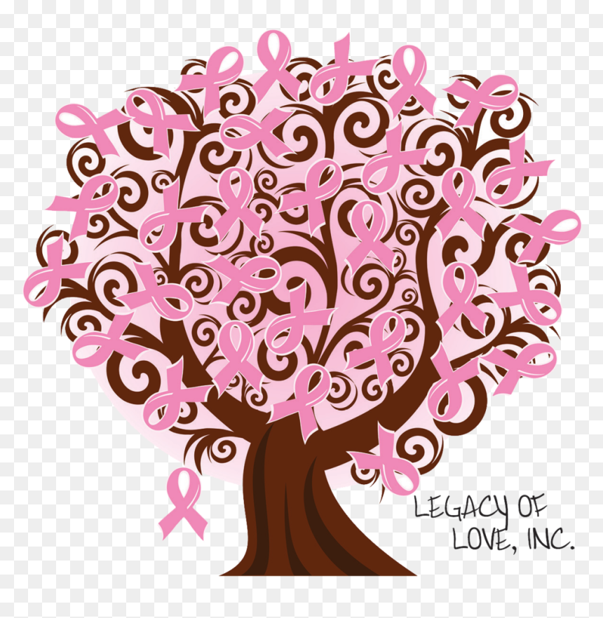 Cinta Rosa Cancer De Mama , Png Download - Breast Cancer Family Tree, Transparent Png - cinta png