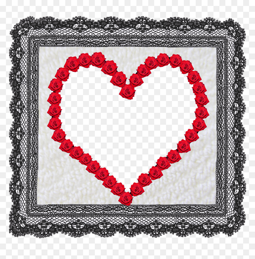 Catholic Valentine's Day Ash Wednesday, HD Png Download - lace heart png