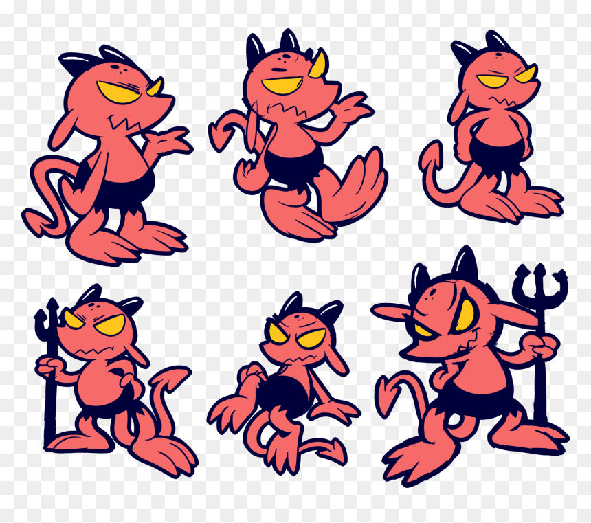 Transparent Demon Face Png - Derpy Demon, Png Download - demon face png