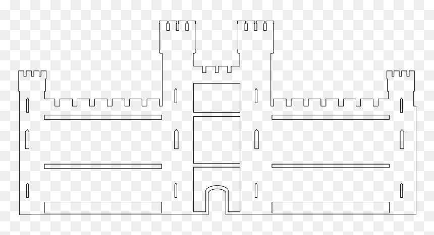 Diagram, HD Png Download - castle silhouette png