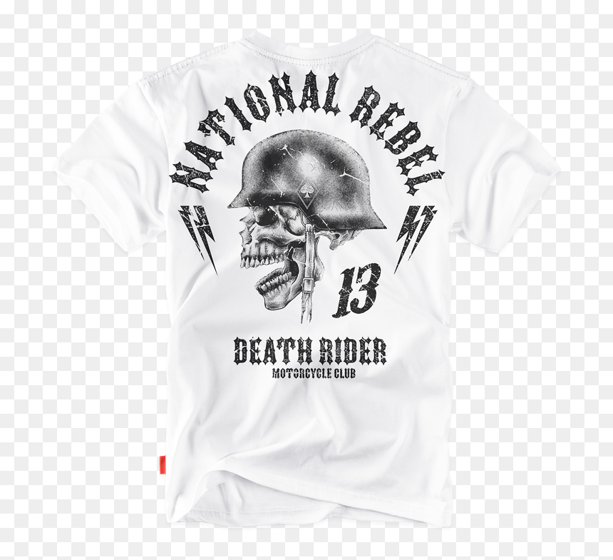 Da T Nationalrebel-ts134 White - Active Shirt, HD Png Download - rebel png