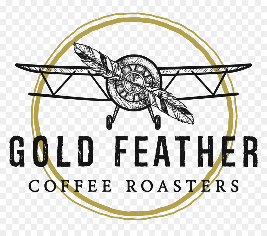 Gold Feather Logo - Two Blind Brothers Logo, HD Png Download - gold feather png