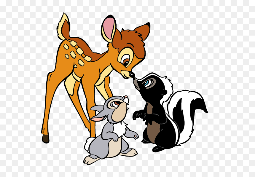 Thumper Png Transparent Image - Bambi And Thumper Drawing, Png Download - bambi png