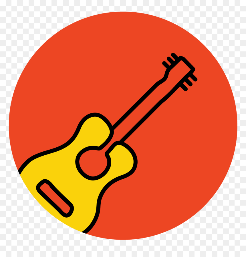 Guitar Icon Clipart , Png Download, Transparent Png - guitar icon png