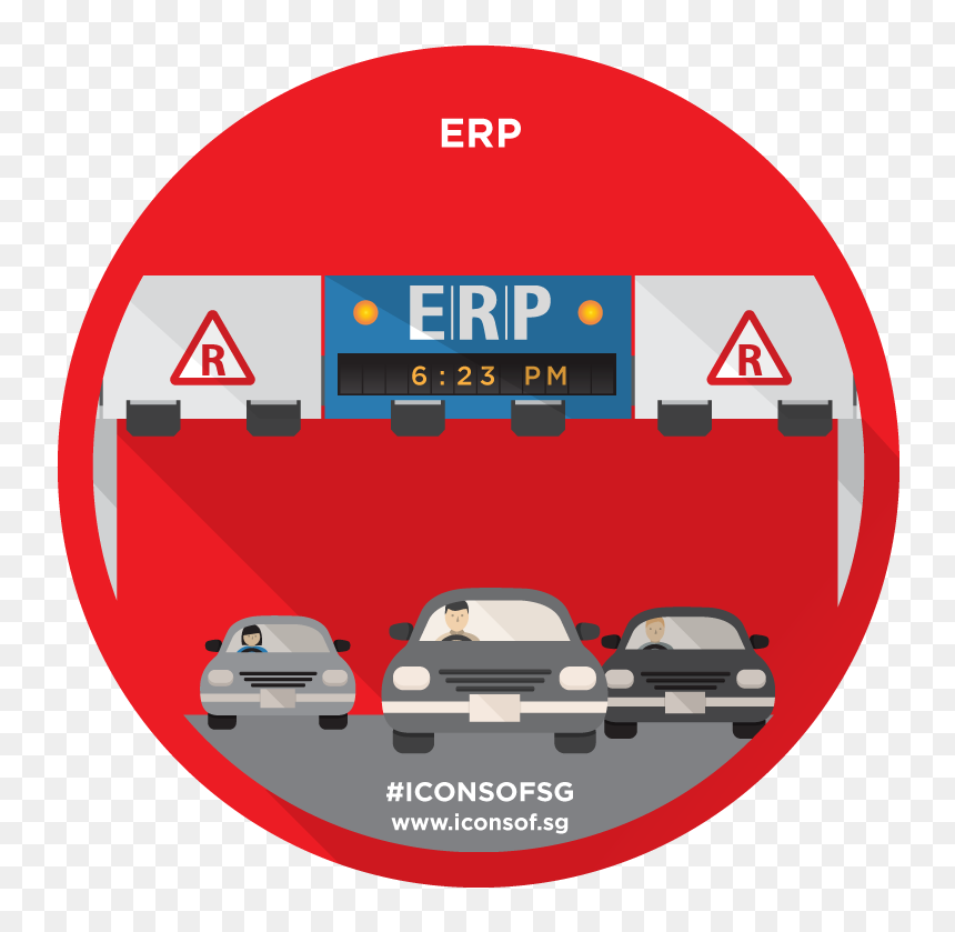 Electronic Road Pricing Icon, HD Png Download - road icon png