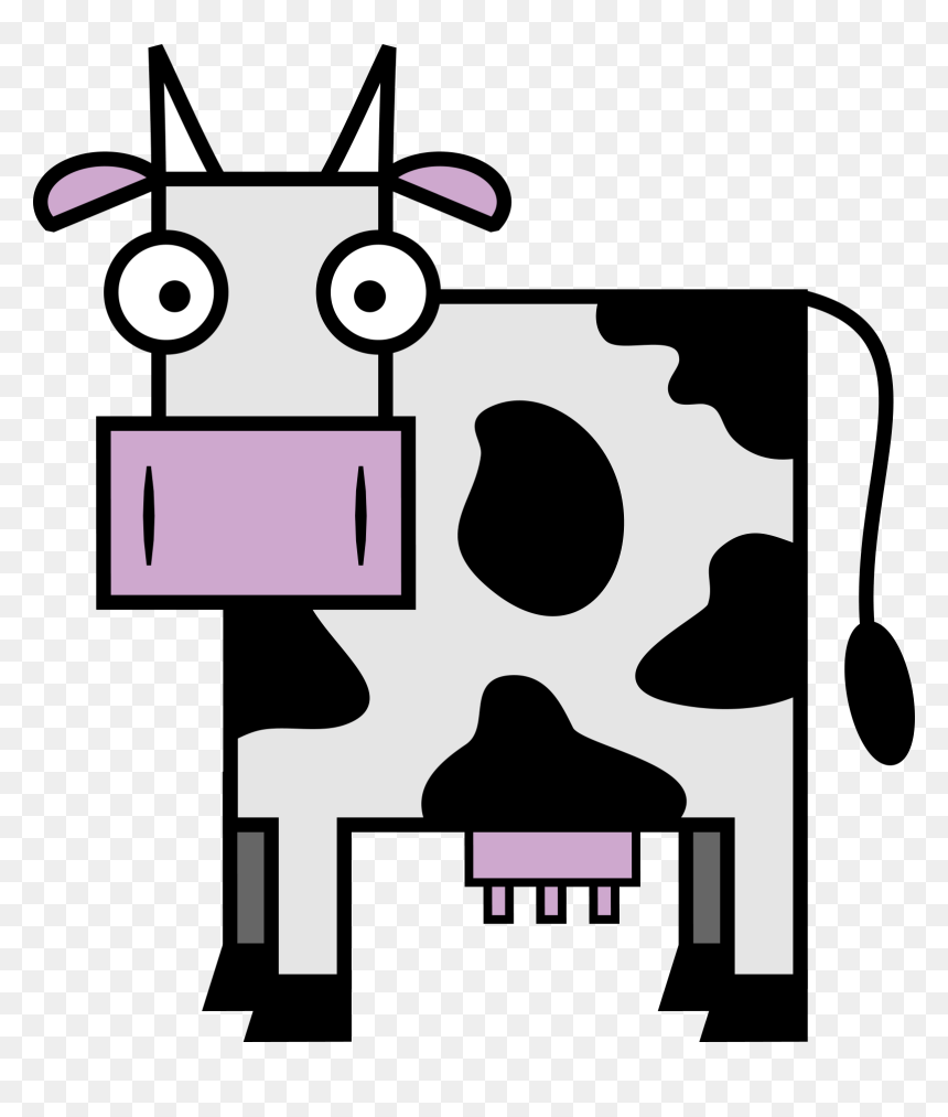 Squared Animal Icon Set [png] Png - Cow, Transparent Png - cow icon png