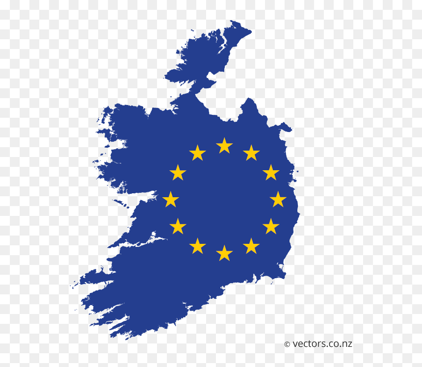 Map Of Ireland, HD Png Download - ireland flag png