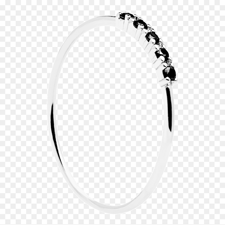Bangle, HD Png Download - black ring png