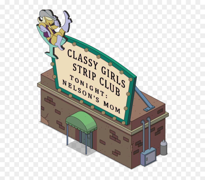 Classy Girl Strip Club Tapped Out - Cartoon, HD Png Download - club girl png