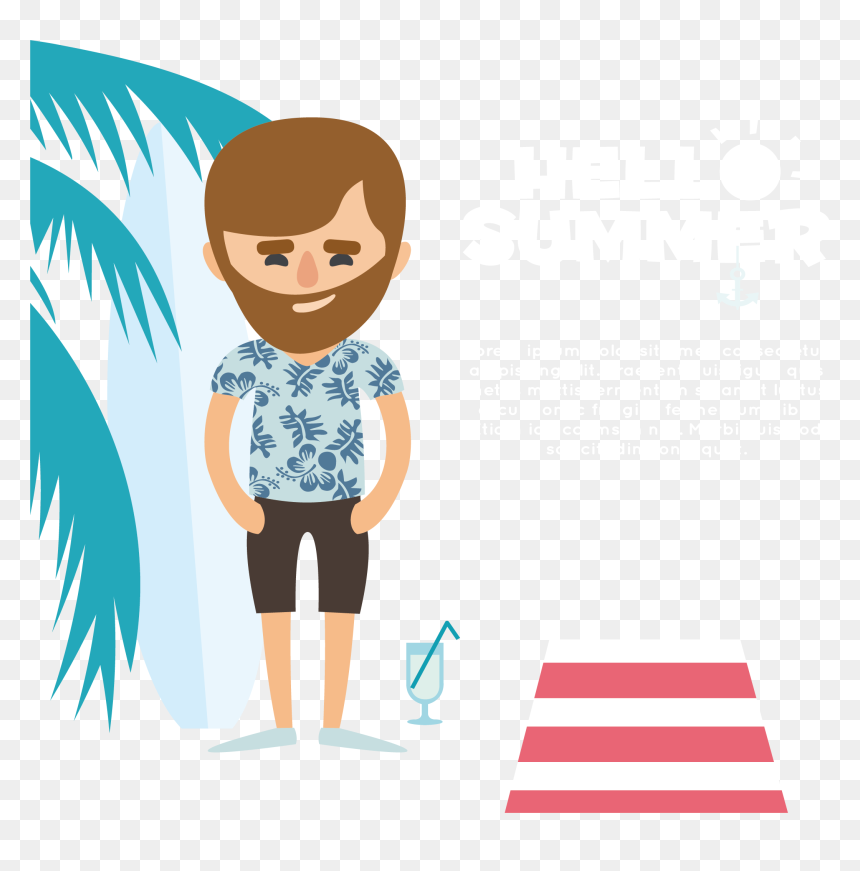 Png Black And White Clip Art Surfing Teenager Transprent - Cartoon, Transparent Png - teenager png