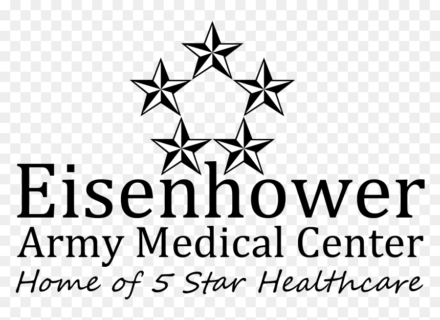 Eamc Marketing Logo - Dwight D Eisenhower Army Medical Center Logo, HD Png Download - army star png