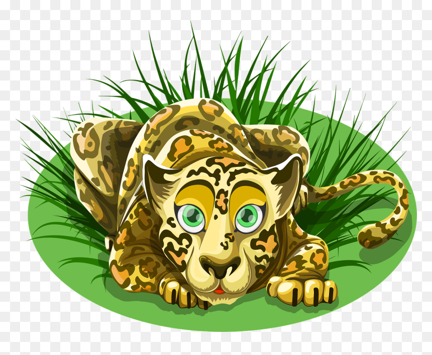 Leopard, HD Png Download - jumping cat png