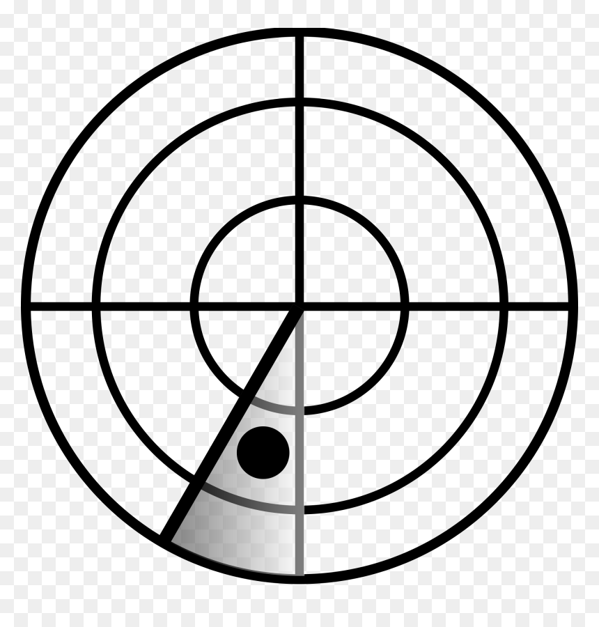 Thumb Image - Crosshair Vector, HD Png Download - radar png