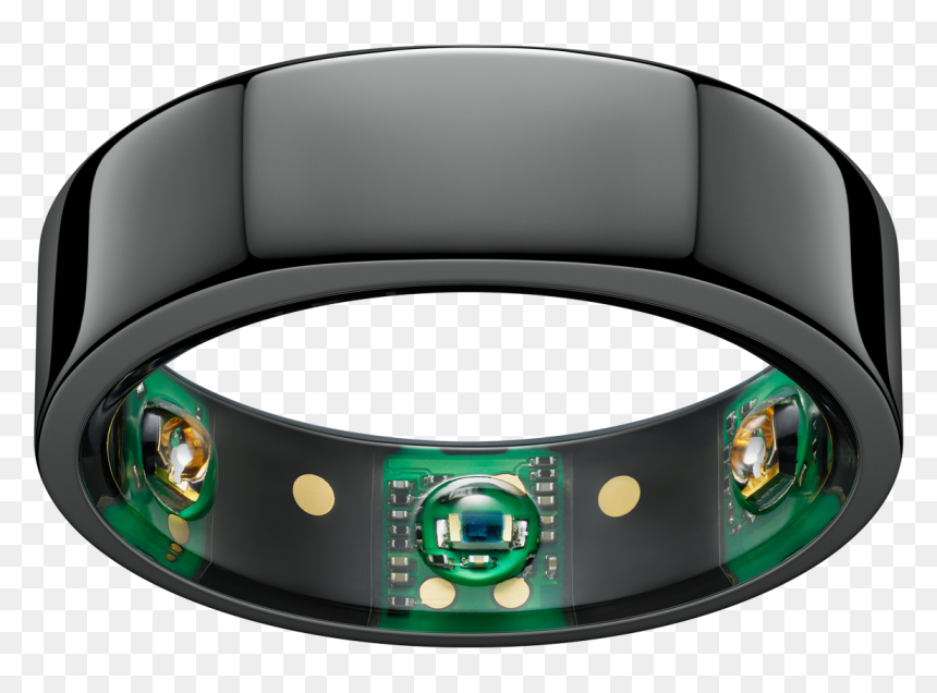 Smart Ring For Covid 19, HD Png Download - black ring png
