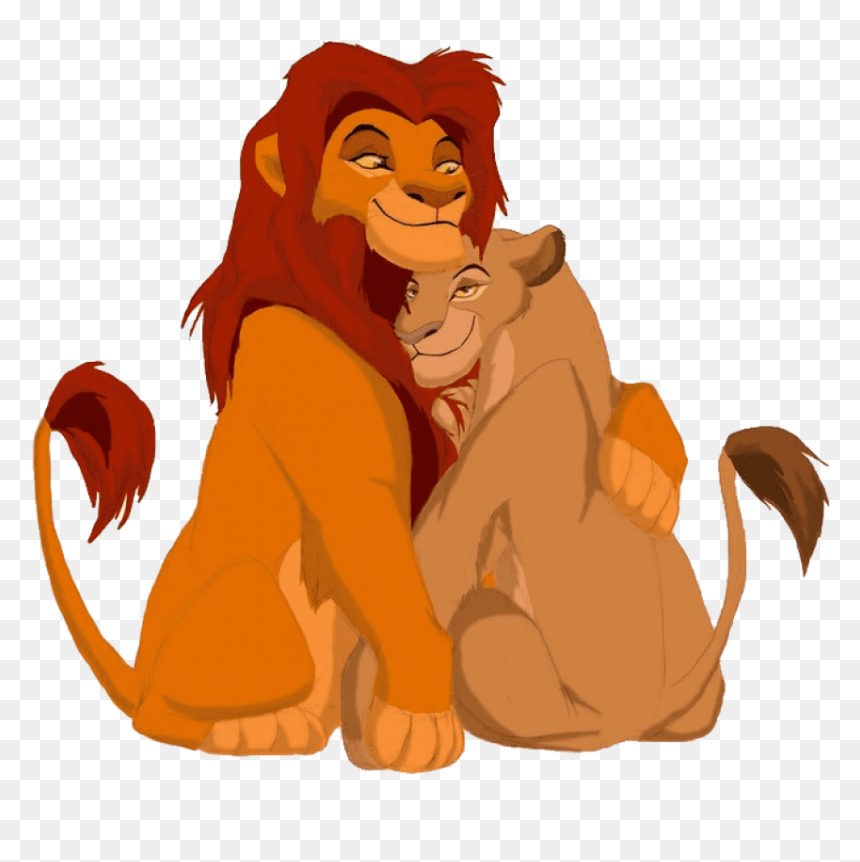 Free Png Lion King Lana Png Images Transparent - Mufasa And Sarabi Hug, Png Download - mufasa png