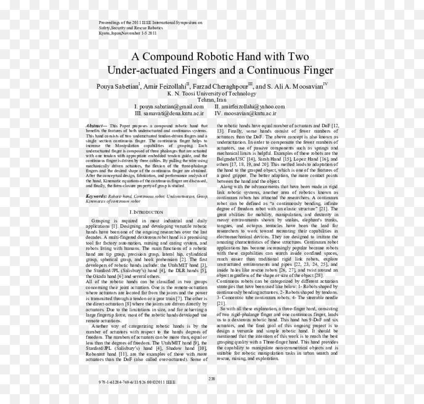 (page 9), HD Png Download - robot hand png