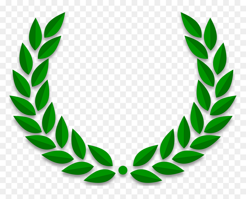 Gold Leaf Wreath Clipart - Laurel Wreath, HD Png Download - gold leaf png