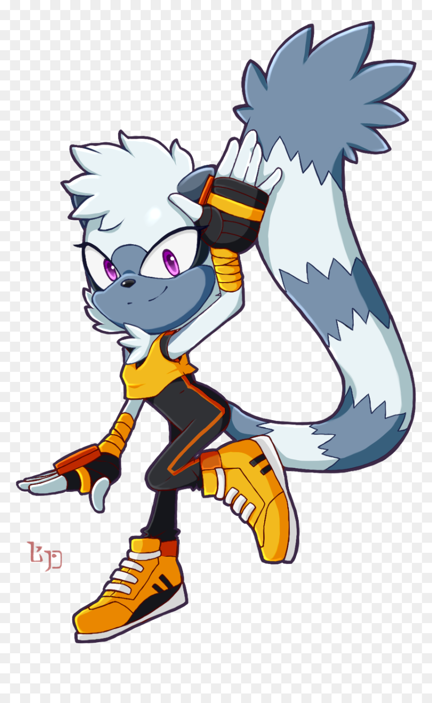 Sonic The Hedgehog Tangle The Lemur Digital Art Artwork - Cartoon, HD Png Download - artwork png