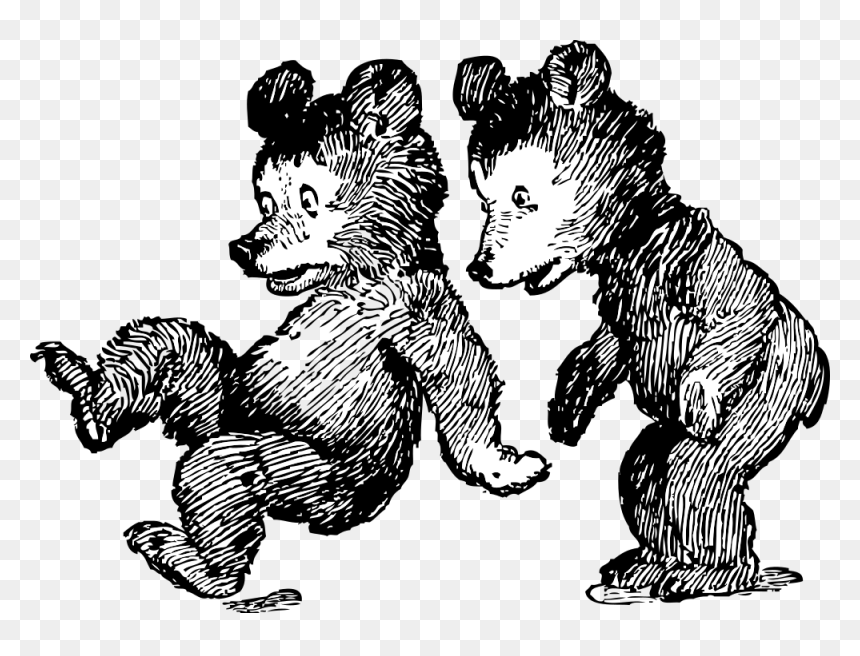 Bear Cubs Pic Cartoon, HD Png Download - bears png