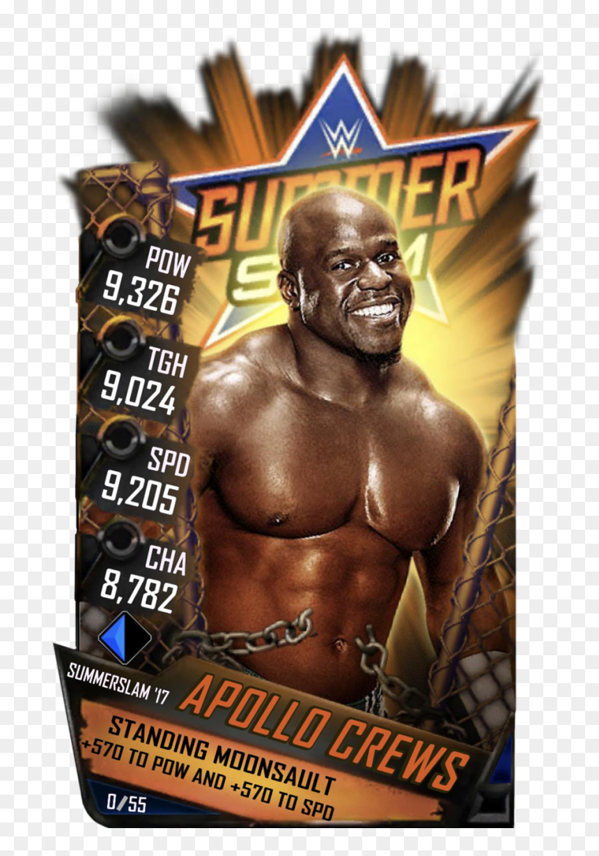 Wrestlemania Supercard Apollocrews R10 Summerslam Supercard - Wwe Supercard Finn Balor, HD Png Download - summerslam png