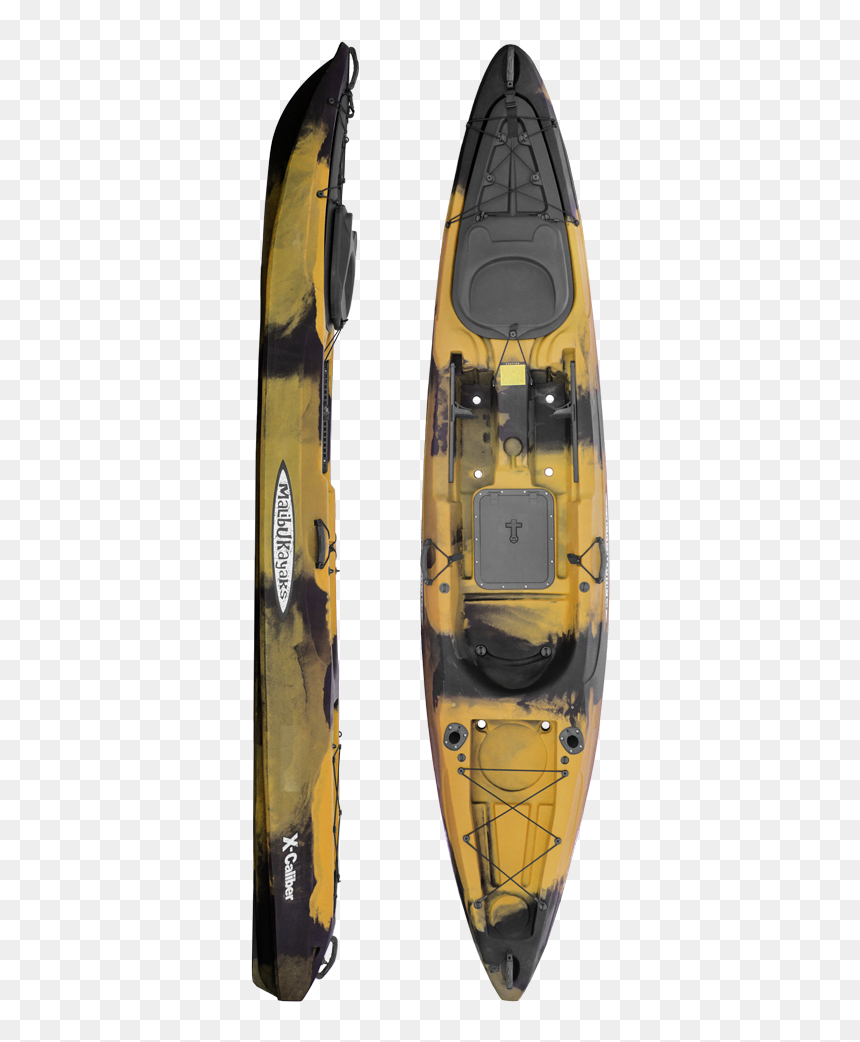 X Caliber Solar Camo Fishing Barge Kayak Vertical - Sea Kayak, HD Png Download - kayaking png