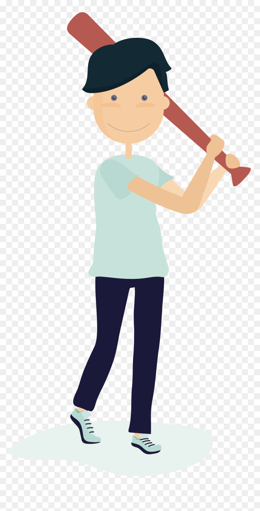 Sport Euclidean Vector Cartoon Adobe Illustrator - Teenager Png, Transparent Png - teenager png