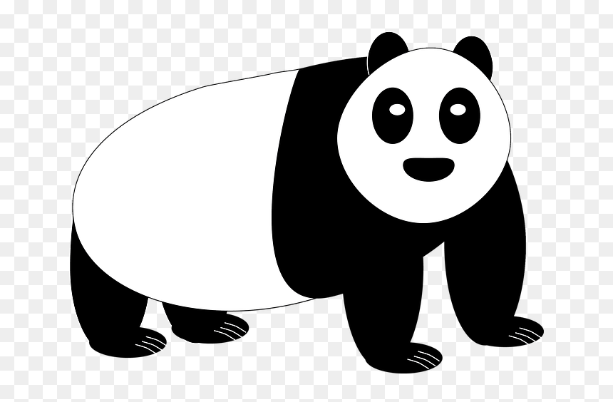 Cute Cartoon Polar Bear 18, Buy Clip Art - Giant Panda, HD Png Download - cute panda png