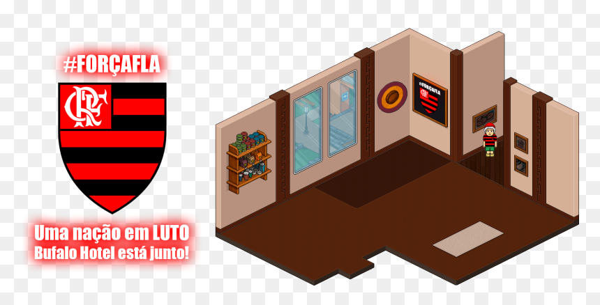 Bufalo Cafe Flamengo - Clube De Regatas Do Flamengo, HD Png Download - luto png