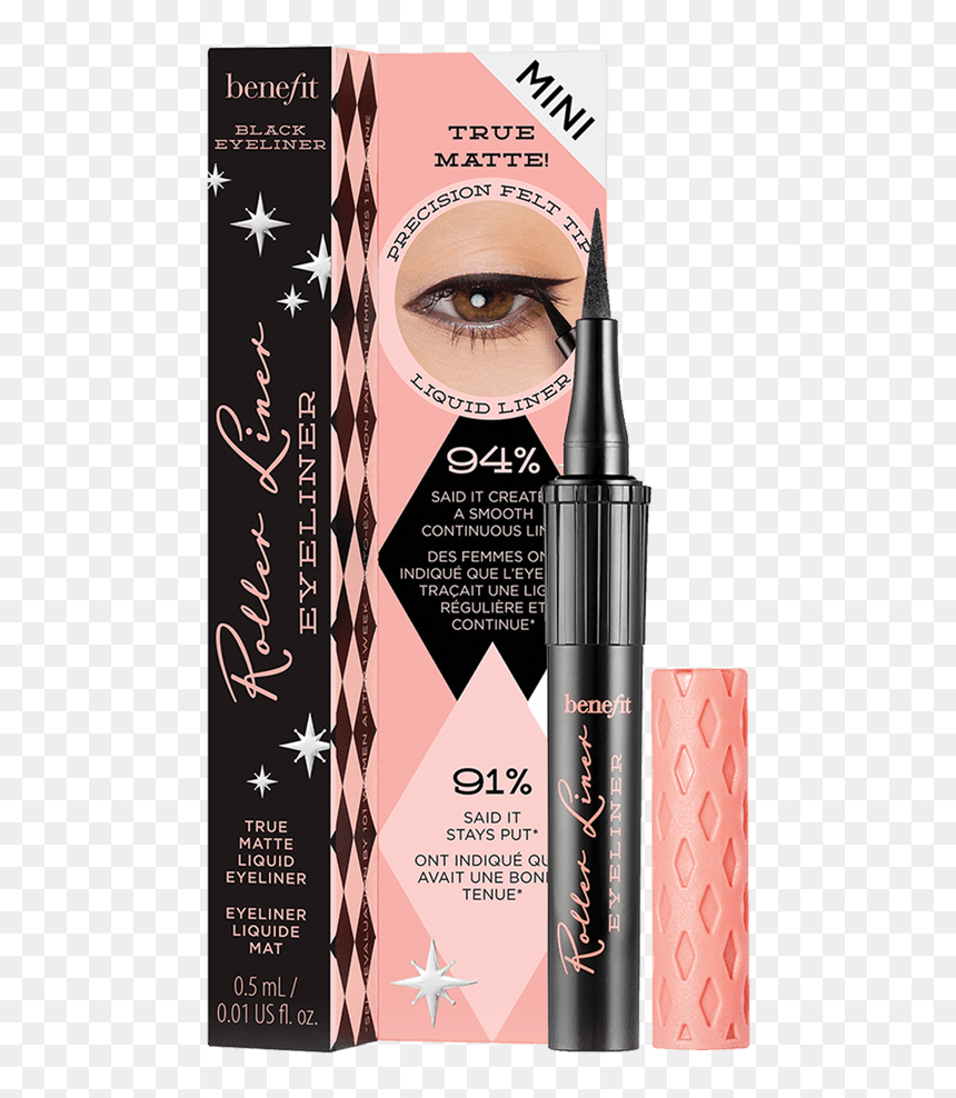 Roller Liner Mini - Benefit Roller Liquid Eyeliner, HD Png Download - eyeliner png
