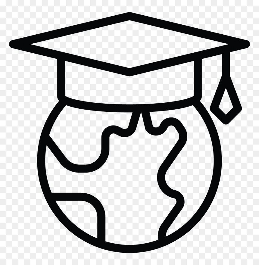 International Student Clipart Black And White, HD Png Download - student icon png