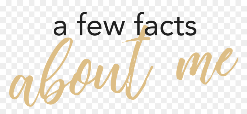 A Few Facts About Me - Calligraphy, HD Png Download - calligraphy png