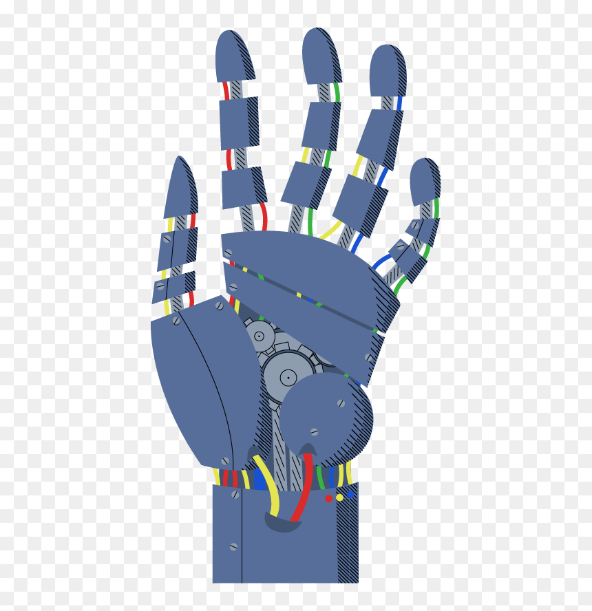 Illustration, HD Png Download - robot hand png