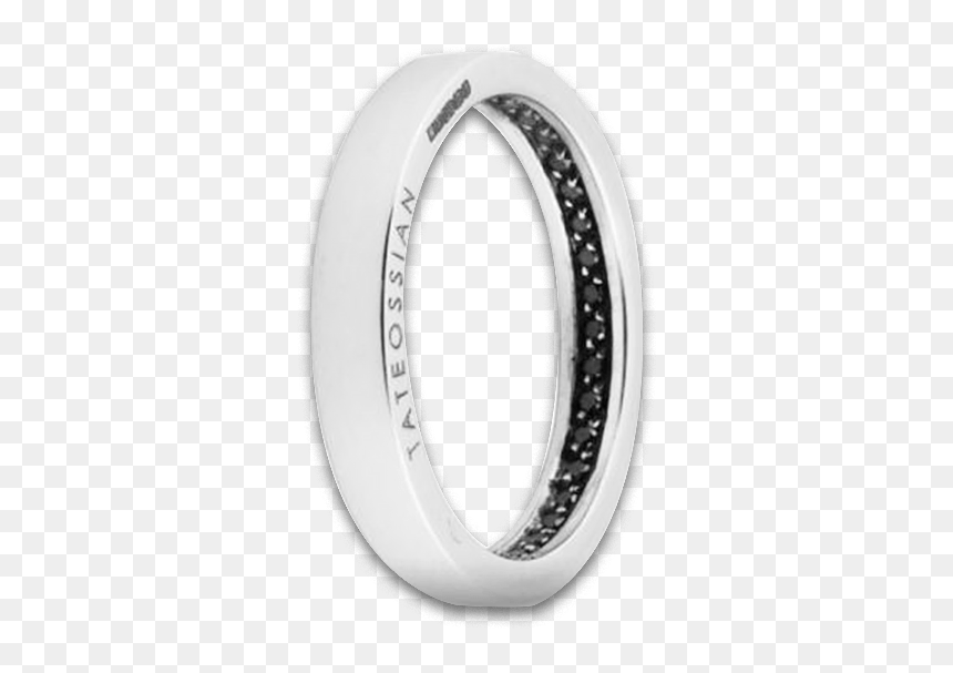 Tatesossian 18k Ring - Titanium Ring, HD Png Download - black ring png