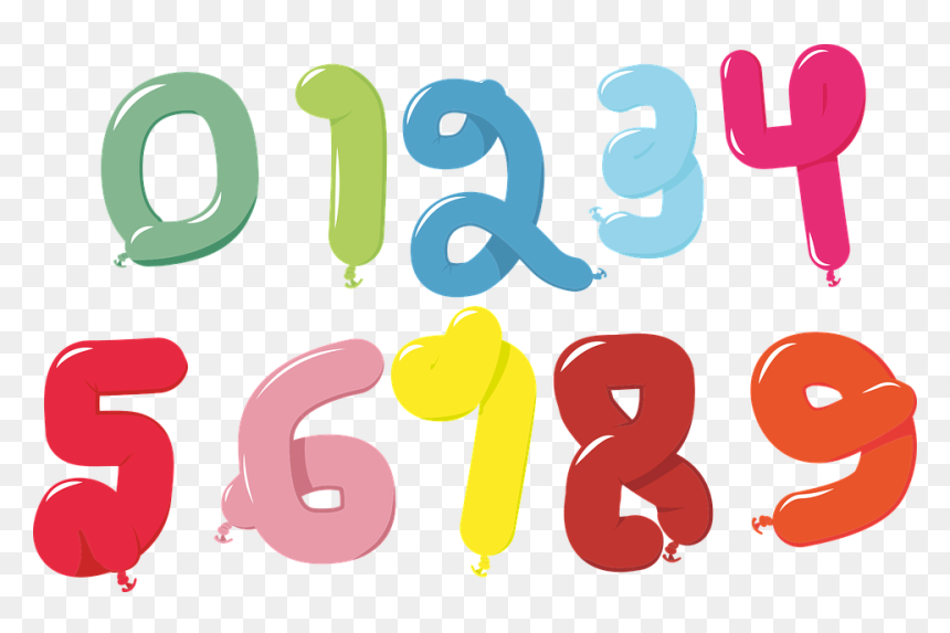 1 2 3 4 5 Png, Transparent Png - numeros png