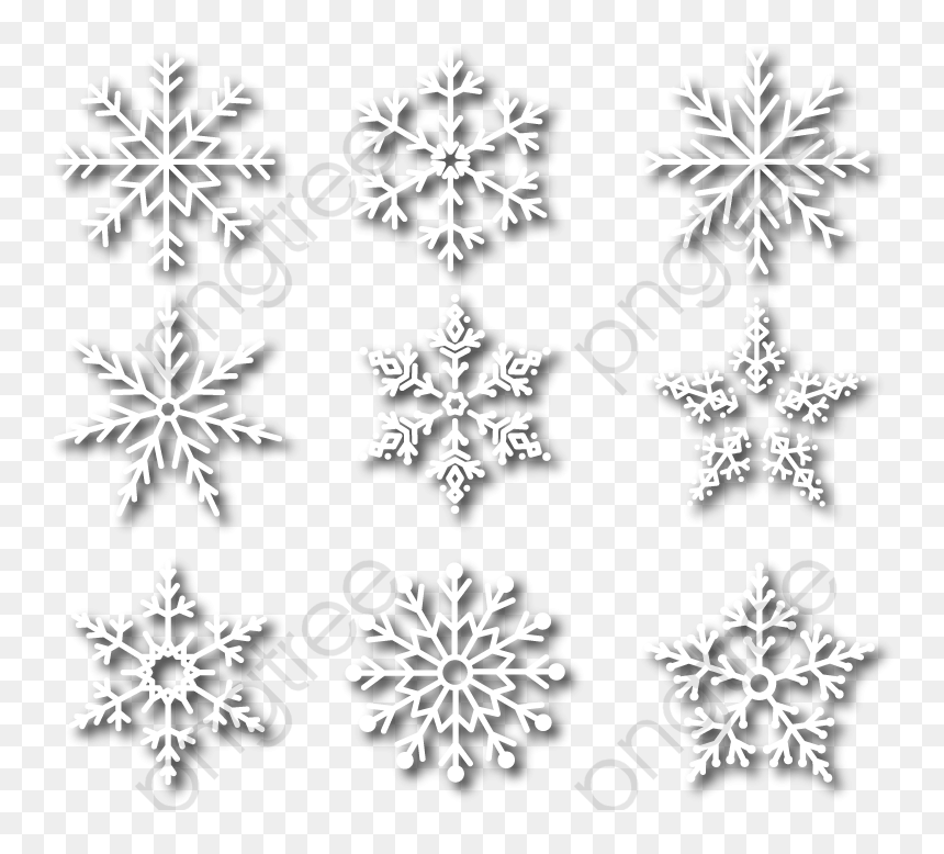 Transparent Lineas Decorativas Vectores Png - Snowflake Paper Png, Png Download - lineas decorativas png