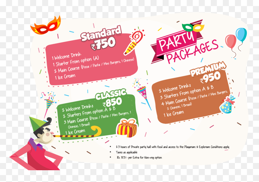 Best Birthday Party Places For Kids In Hyderabad - Poster, HD Png Download - birthday party png