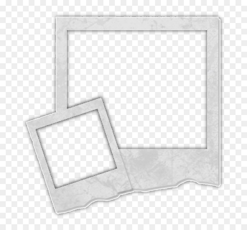 Torn Gray Grey Polariod Overlay Freetoedit - Picture Frame, HD Png Download - torn edge png
