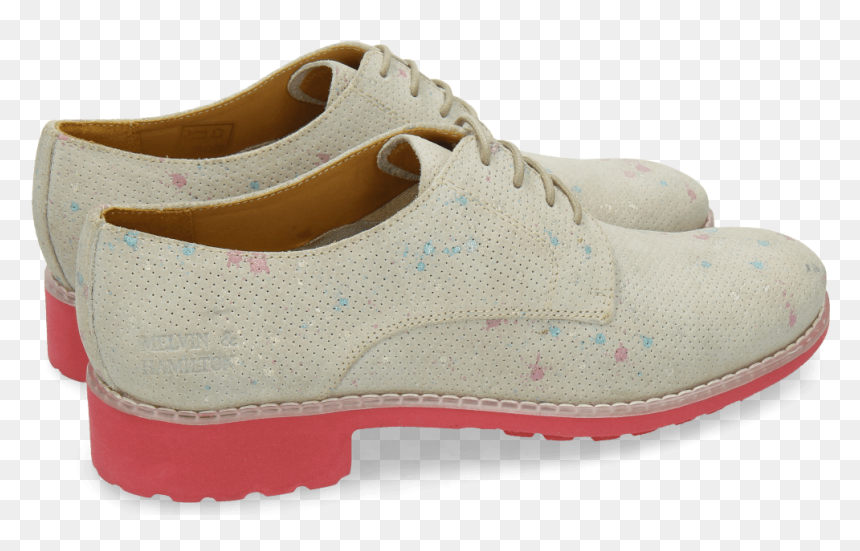 Derby Shoes Ella 11 White Dots Multi - Sneakers, HD Png Download - white dots png