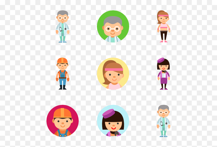 Girls Icon Pack, HD Png Download - girl icon png