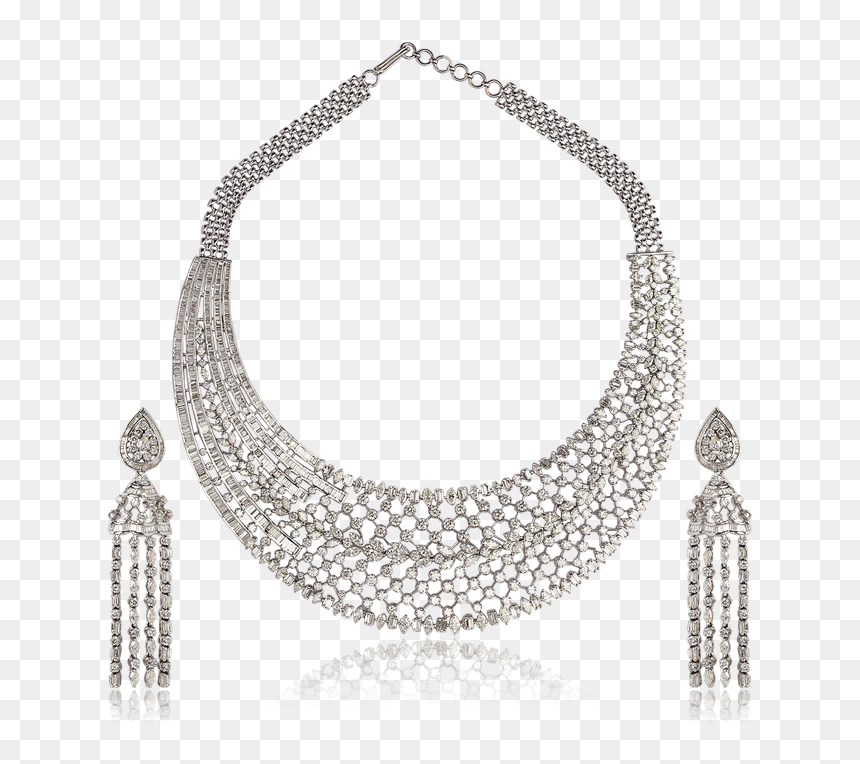 Plate, HD Png Download - diamond necklace png