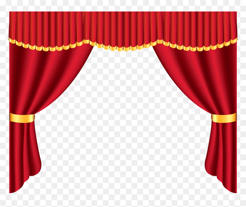 Movie Curtains Png - Curtain Clipart Png, Transparent Png - theatre png