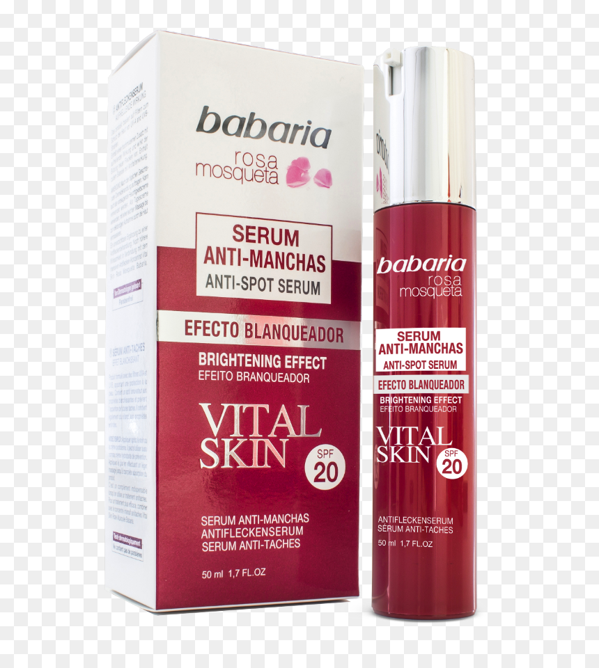 Sérum Antimanchas Efecto Blanqueador Vital Skin Spf20 - Serum Con Vitamina C Babaria, HD Png Download - manchas png